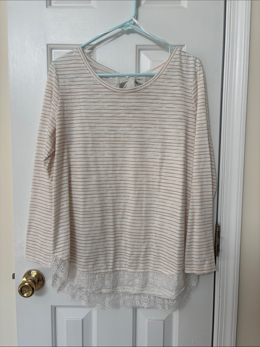 Lauren Conrad striped sweater blouse